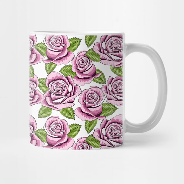 Roses Pattern by Designoholic